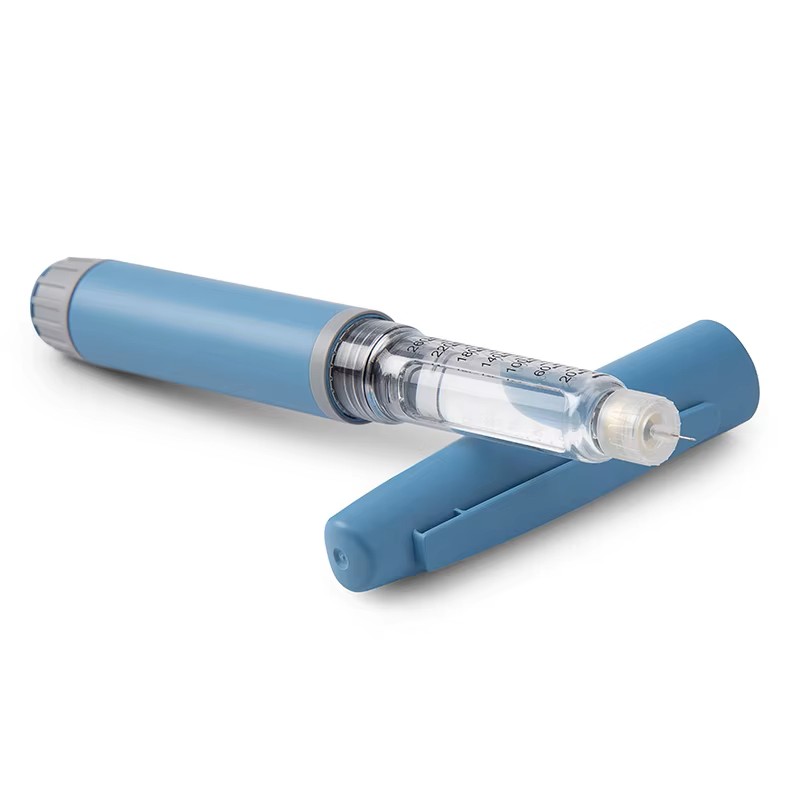 Reusable 60IU Injector Pen Auto-Injector Syringe Insulin Injector Pen