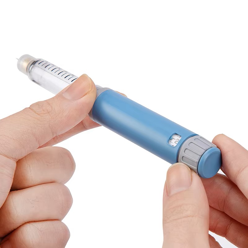 Reusable 60IU Injector Pen Auto-Injector Syringe Insulin Injector Pen