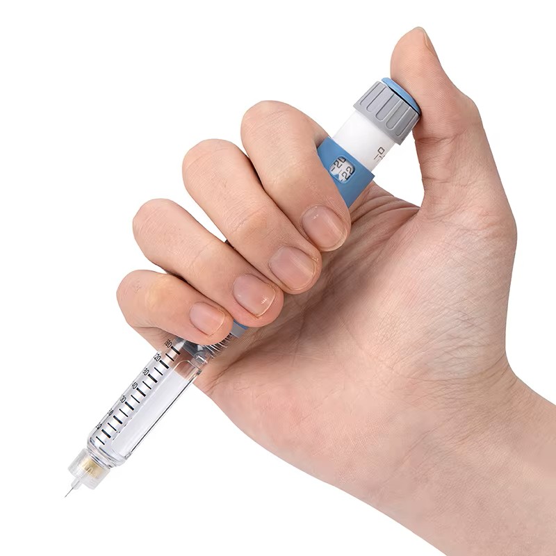 Reusable 60IU Injector Pen Auto-Injector Syringe Insulin Injector Pen